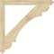 Ekena Millwork Olympic Arts & Crafts Rough Sawn Bracket, Douglas Fir, 4"W x 48"D x 48"H BKT04X48X48OLY03RDF - alternate 3